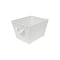 Simplify Storage Bin, Plastic, Grey, 10 in H, 12 in W, 10 in L 25092-HEATHERGREY - alternate 1
